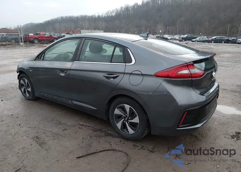 2019 Hyundai Ioniq Hybrid Sel из США, поврежденный, VIN KMHC75LC1KU120456
